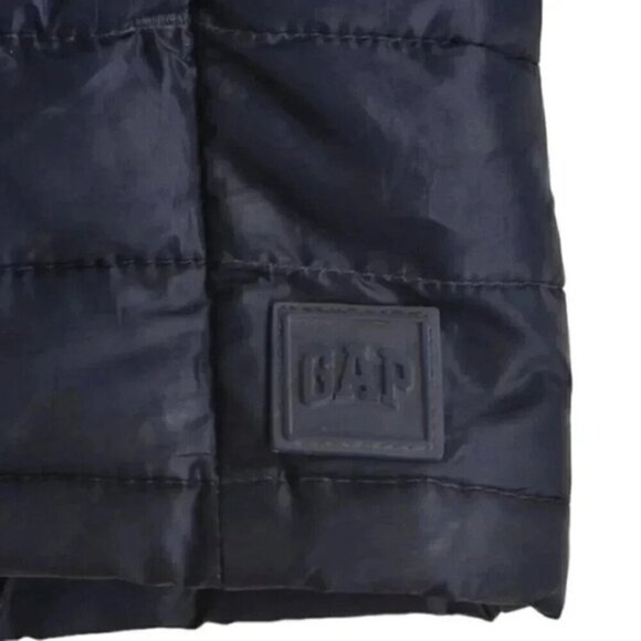 Gap Puffer Jacket Coat Ombre Hooded Blue Lightweight Size XS - Picture 2 of 8